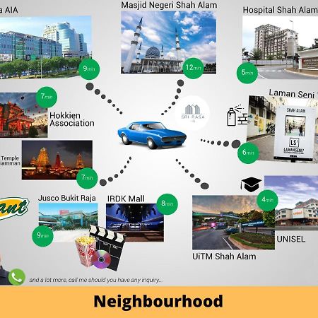 Sinar Rasa Homestay At I-Soho, I-City Shah Alam Esterno foto Neighbourhood