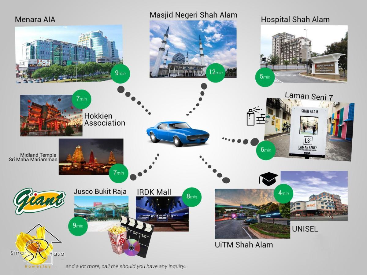 Sinar Rasa Homestay At I-Soho, I-City Shah Alam Esterno foto Shah Alam City Map